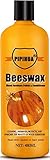 PIPIHUA Bienenwachs Möbelpolitur Holz, Natürliche Holzwachs Farblos für Möbelpflege & Holzschutz, Möbelwachs & Holzlasur, Premium Holzpolitur, Holzpflege für Holzmöbel Holztisch, 480ml