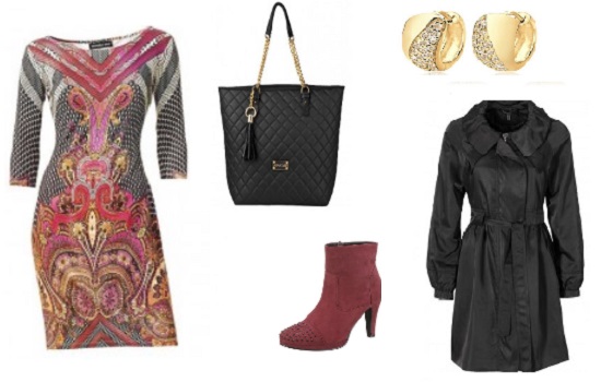 Feminines Jerseykleid für den Spaziergang im Palmengarten Looks für Verliebte