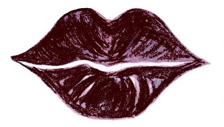 Farbe der Lippen